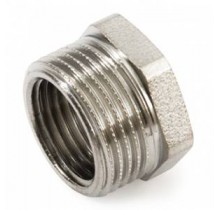 M/F HEXAGONAL BUSHING CHR. 2"x1/2"