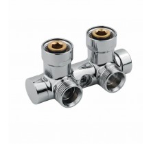VALV TWIN M.LE ¾ ¾EK SQ TR
