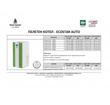 ECOSTAR AUTO Pellet Boiler 12 - 18 - 24 - 30 - 35 - 50 KW -ЦЕНИ