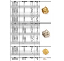 РЕЗБОВИ ФИТИНГИ  -  ЦЕНИ