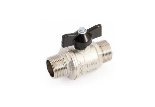 M/M BALL VALVE  W/BUTTERFLY NK 3/4"