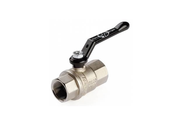 F/F BALLVALVE 3/4" W/ALLUMINIUM LEVER NK