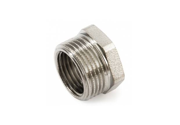 M/F HEXAGONAL BUSHING CHR. 2"x1/2"