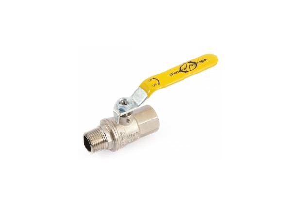 M/F BALL VALVE  W/LEVER FOR GAS NK 3/4"