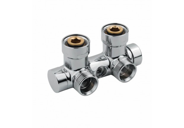 VALV TWIN MAN SQ TR 3/4" F