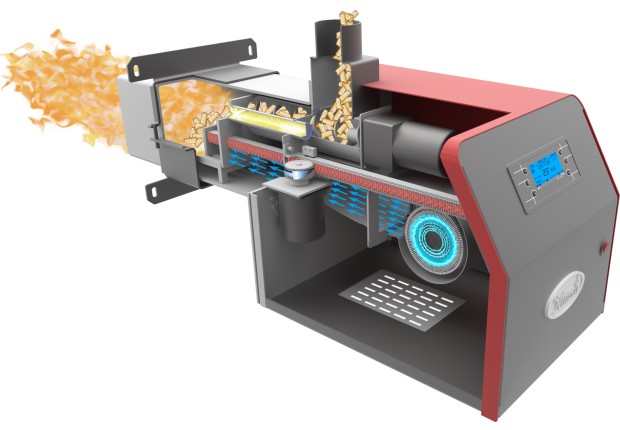 Пелетна горелка SMB 100 Kw